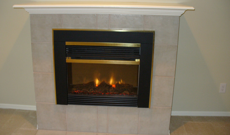 how does an electric fireplace work